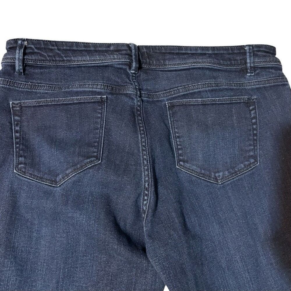 J. Jill Denim 14 Petite embroidered flowers Authentic Fit slim ankle jeans - Picture 6 of 11